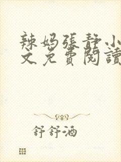 辣妈张静小说全文免费阅读