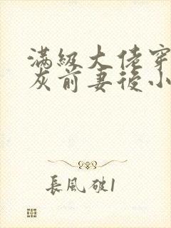 满级大佬穿成炮灰前妻后小说