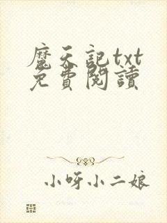 魔天记txt 免费阅读封面