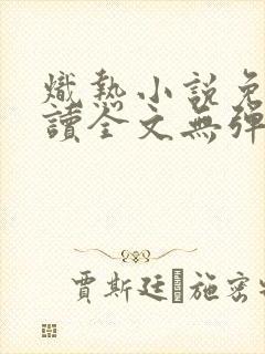 炽热小说免费阅读全文无弹窗
