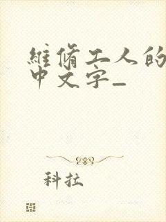 维修工人的绝遇中文字_