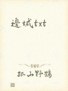 边城txt