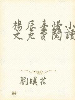 杨辰秦惜小说全文免费阅读最新章节