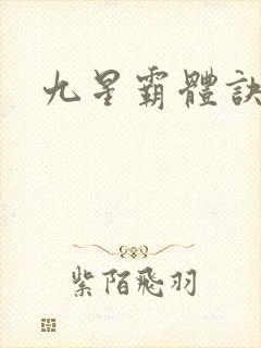 九星霸体诀小说