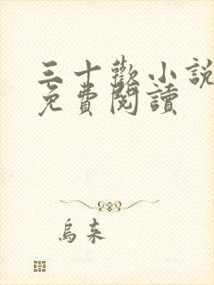 三十欢小说全文免费阅读