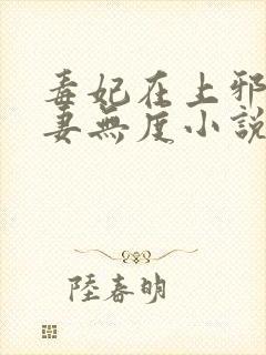毒妃在上邪王宠妻无度小说封面