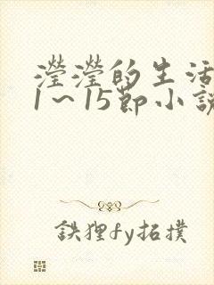 滢滢的生活日记1～15节小说封面