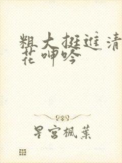 粗大挺进清纯校花呻吟