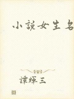 小说女生名字