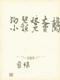 狗儿娘大姐二姐小说免费阅读全文最新章节封面