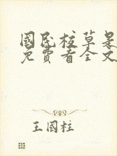 国民校草是女生免费看全文