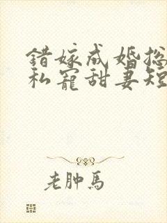 错嫁成婚总裁的私宠甜妻短剧