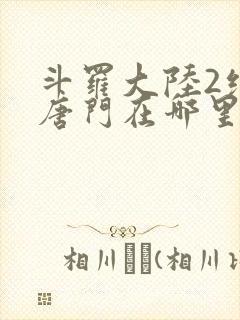斗罗大陆2绝世唐门在哪里看