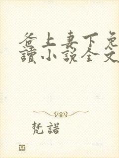 爸上妻下免费阅读小说全文封面