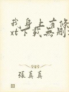 我身上有条龙txt下载无删减