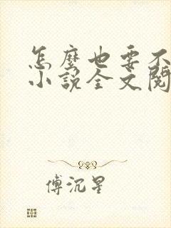 怎么也要不够她小说全文阅读