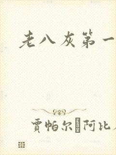 老八灰第一回封面