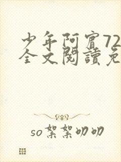 少年阿宾72章全文阅读免费