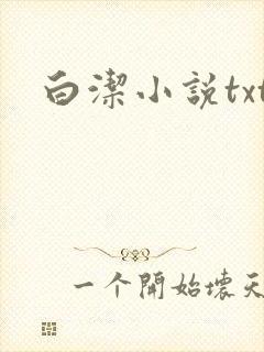 白洁小说txt