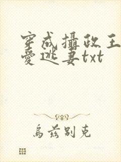 穿成摄政王的待爱逃妻txt