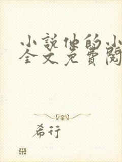 小说他的小仙女全文免费阅读