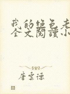 我的绝色老板娘全文阅读小说封面