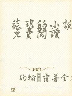 苏玥的小说全文免费阅读