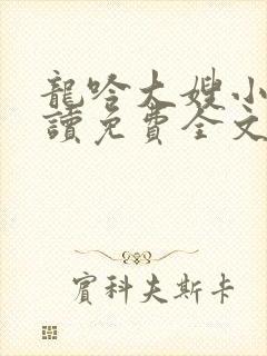 龙吟大嫂小说阅读免费全文最新章节