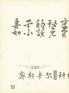 妻子的秘密林雅如小说免费阅读封面