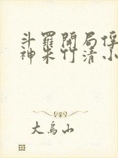 斗罗开局俘获女神朱竹清小说封面