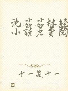 沈茹茹林经宇的小说免费阅读封面