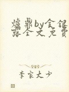 炉鼎by金银花露全文免费阅读笔趣阁