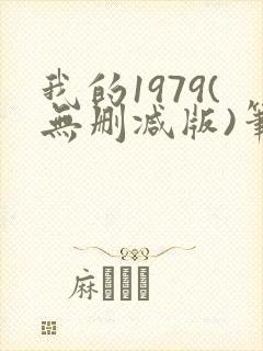 我的1979(无删减版)笔趣阁