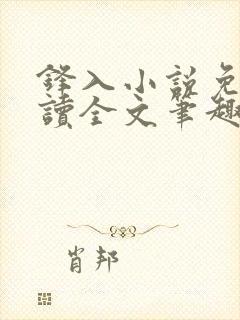 锋入小说免费阅读全文笔趣阁