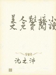 美人难嫁小说全文免费阅读封面