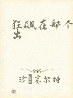 狂飙在哪个台播出