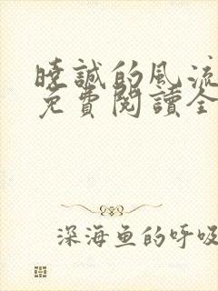 晓诚的风流人生免费阅读全文小说下