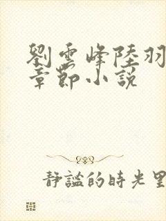 刘云峰陆羽最新章节小说封面