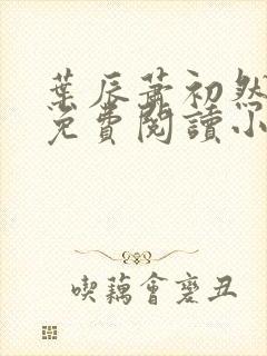 叶辰萧初然全文免费阅读小说最新封面