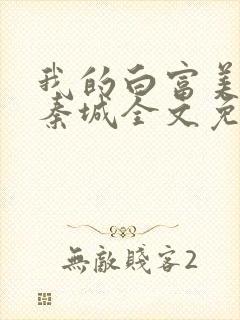 我的白富美老婆秦城全文免费阅读封面