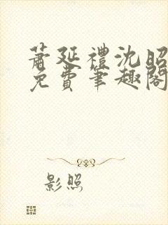 萧延礼沈昭全文免费笔趣阁