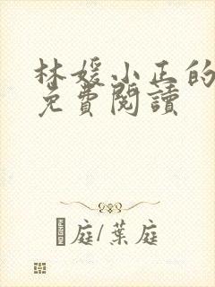 林媛小正的小说免费阅读封面
