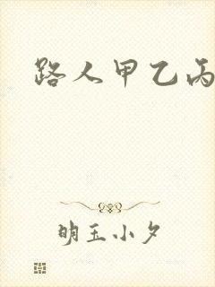 路人甲乙丙丁