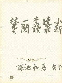 林一李晓小说免费阅读最新章节列表