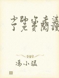 少帅你老婆又跑了免费阅读下载