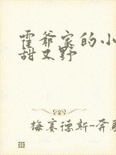 霍爷家的小祖宗甜又野