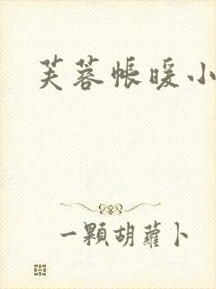 芙蓉帐暖小说封面