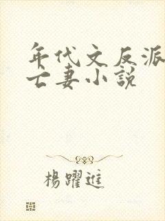 年代文反派的早亡妻小说