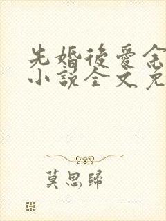 先婚后爱余慧慧小说全文免费阅读