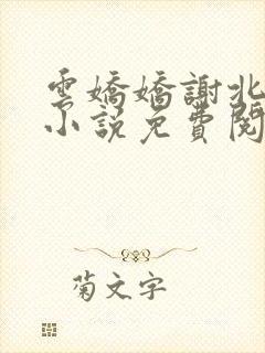 云娇娇谢北溟的小说免费阅读